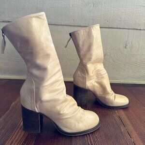 Free People stylish mid calf heeled boots